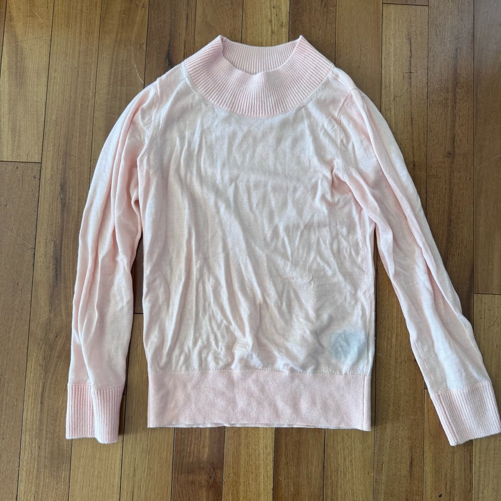 Light Pink Club Monaco Wool Sweater